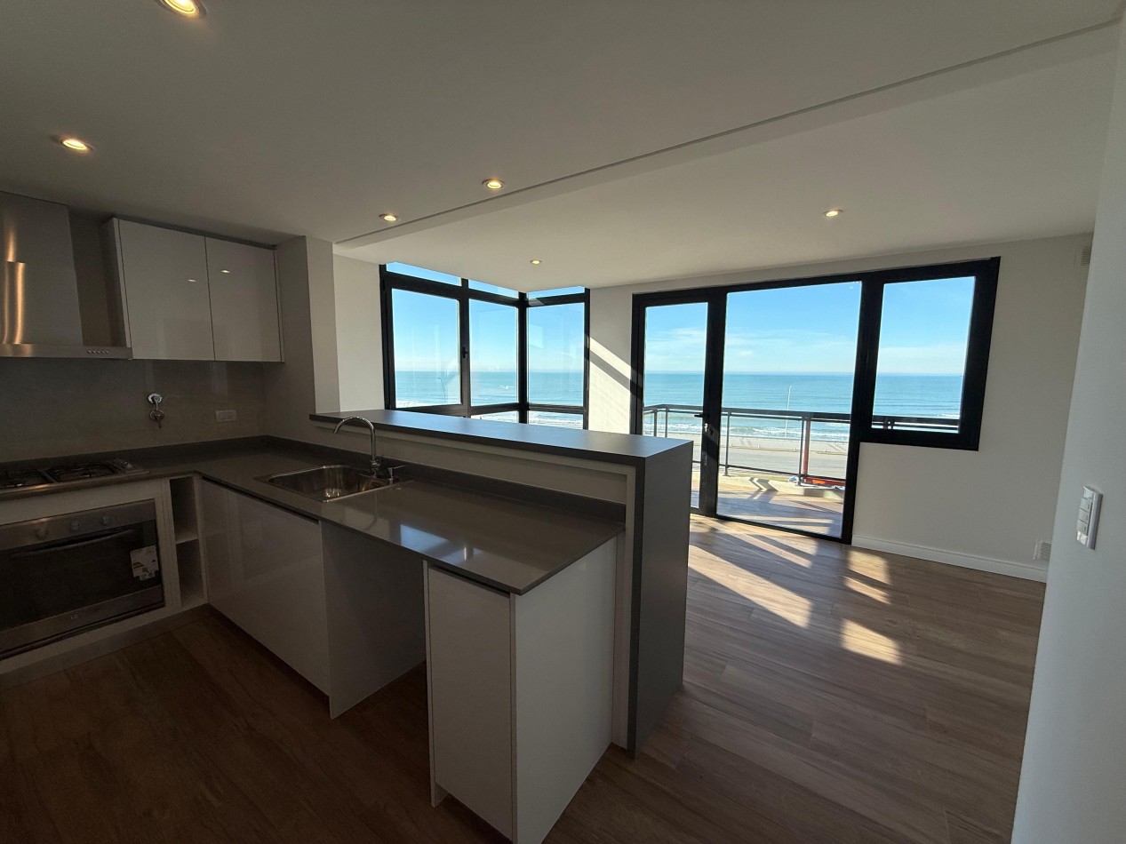 Departamento 2 ambientes en alquiler con vista plena al mar - Zona Constitucion
