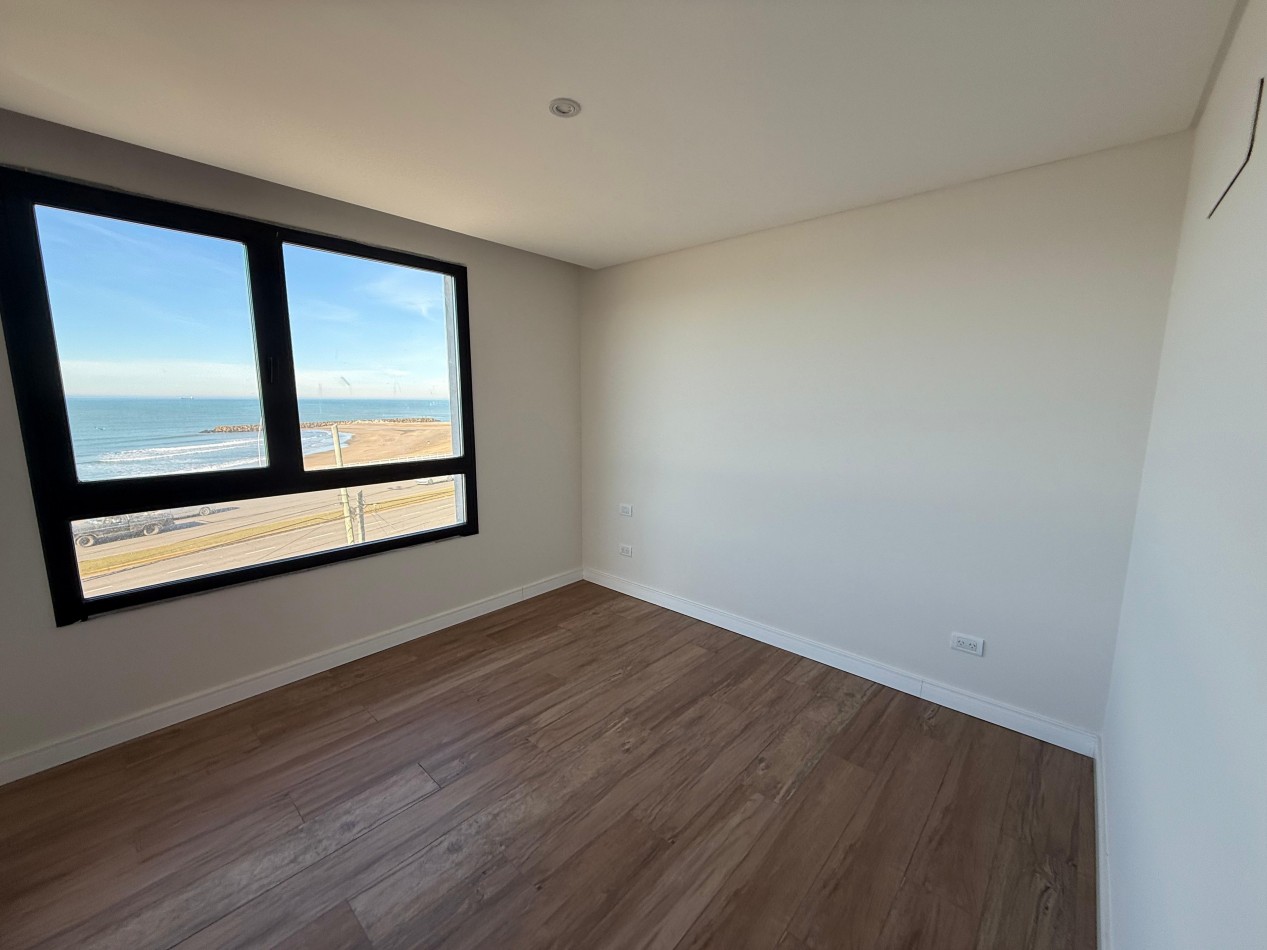 Departamento 2 ambientes en alquiler con vista plena al mar - Zona Constitucion