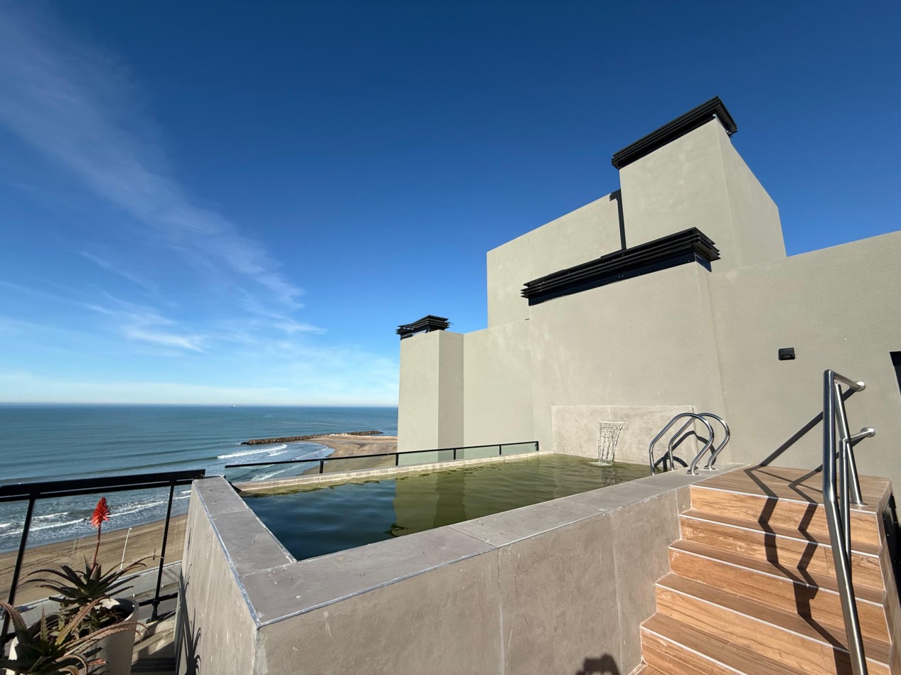 Departamento 2 ambientes en alquiler con vista plena al mar - Zona Constitucion