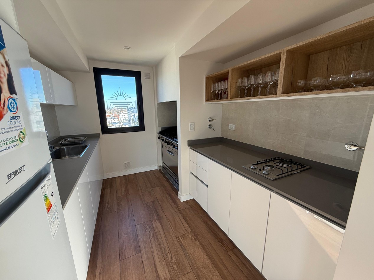 Departamento 2 ambientes a estrenar en alquiler - Zona Constitucion