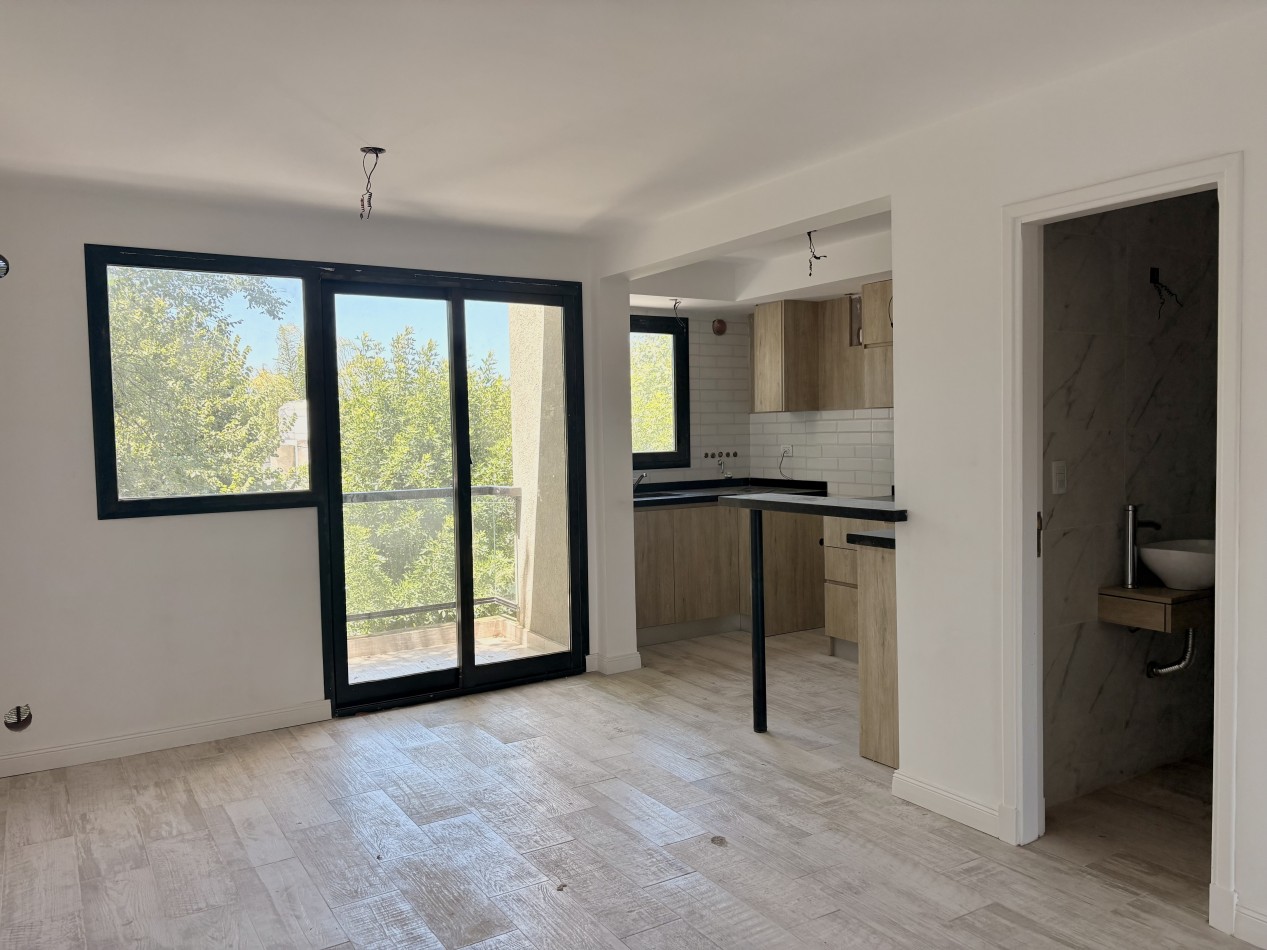 Departamento 2 ambientes a estrenar - Zona terminal